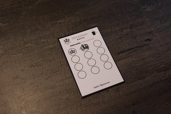 Waarom je stempelkaart beter niet leeg is...